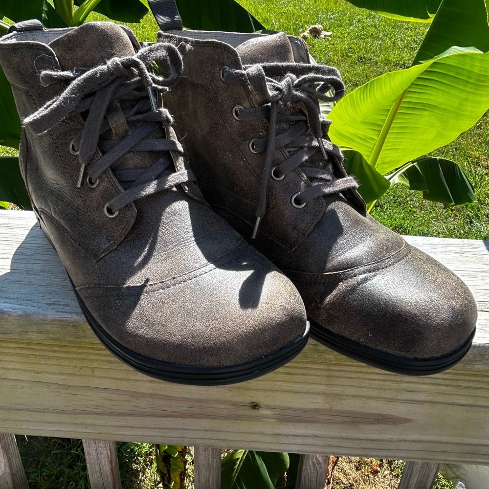 Alegria Kylie Tawny Boots EU 42/ US Womens 11.5 Brown Leather Bootie Classic